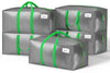 Lot 5 sacs de demenagement grand format avec sangles et poignee gris - voonot.com