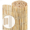 Canisse en roseau renforcée Brise vue naturel avec attaches de fixation 160x600cm - voonot.com