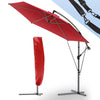 Parasol deporte 3M avec housse de protection et sangle de fixation Rouge - voonot.com