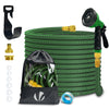 Tuyau d’Arrosage Extensible 15m Renforce avec Accessoires vert - voonot.com