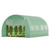 Serre de jardin tunnel 12m2 en acier galvanise - voonot.com