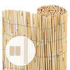 Canisse en roseau renforcée Brise vue naturel avec attaches de fixation 140x300cm - voonot.com