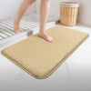 Lot de 2 Tapis de Bain Antidérapant microfibre 60x90cm beige - voonot.com