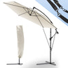 Parasol deporte 3M avec housse de protection et sangle de fixation Beige - voonot.com