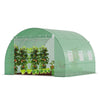 Serre de jardin tunnel 9m2 en acier galvanise - voonot.com