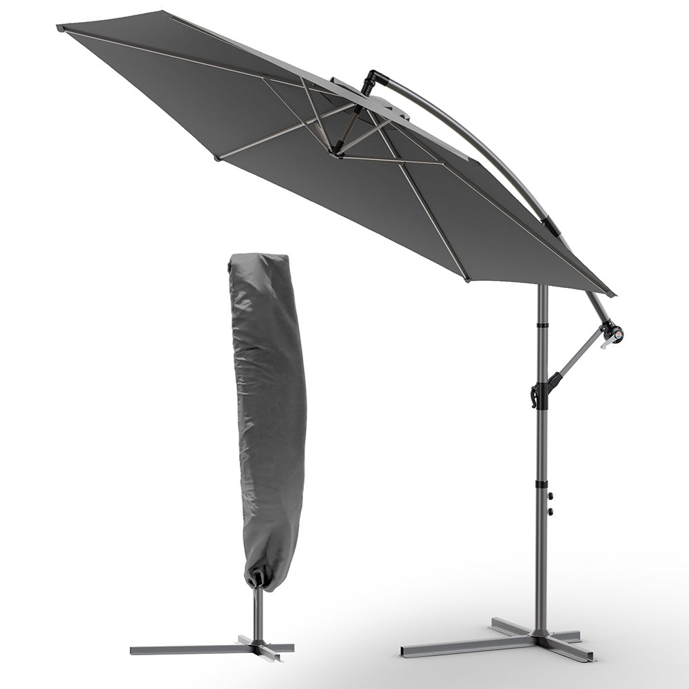 Parasol deporte 3M Gris fonce avec housse de protection - voonot.com