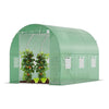 Serre de jardin tunnel 6m2 en acier galvanise - voonot.com