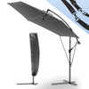 Parasol deporte 3M avec housse de protection et sangle de fixation Gris - voonot.com