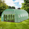 Grande Serre de jardin 18m2 en acier galvanisé - Taille : 6x3x2M - voonot.com