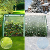 Mini Serre de jardin avec 2 portes enroulables bache PE renforcee 135g/m2 180x90x90cm Vert - voonot.com