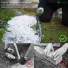 Bordure de jardin plastique flexible 20m avec piquets gris bordé de vert clair - voonot.com