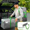 Lot 10 sacs de demenagement grand format avec sangles et poignee gris - voonot.com