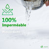 Lot de 2 Protège Matelas Alèse Impermeable avec jupe elastiquee 140x200x30cm - voonot.com