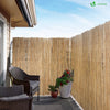 Canisse en roseau naturel Brise vue avec attaches de fixation 140x300cm - voonot.com