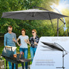 Parasol deporte 3M avec housse de protection et sangle de fixation Gris - voonot.com