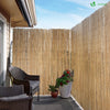 Canisse en roseau naturel Brise vue avec attaches de fixation 160x300cm - voonot.com