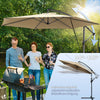 Parasol deporte 3M avec housse de protection et sangle de fixation Kaki - voonot.com