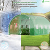 Serre de jardin tunnel 12m2 en acier galvanise - voonot.com