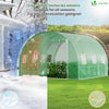 Serre de jardin tunnel 9m2 en acier galvanise - voonot.com