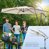 Parasol deporte 3M avec housse de protection et sangle de fixation Beige - voonot.com