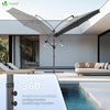Parasol deporte 3M Gris fonce avec housse de protection - voonot.com