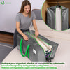 Lot 10 sacs de demenagement grand format avec sangles et poignee gris - voonot.com