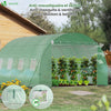 Serre de jardin tunnel 12m2 en acier galvanise - voonot.com