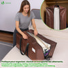 Lot 10 sacs de demenagement grand format avec sangles et poignee marron - voonot.com