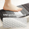 Lot de 2 Tapis de Bain Antidérapant microfibre motif dégradé 60x90cm gris - voonot.com