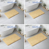 Lot de 2 Tapis de Bain Antidérapant microfibre 60x90cm beige - voonot.com