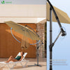 Parasol deporte 3M avec housse de protection et sangle de fixation Kaki - voonot.com