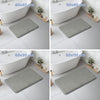 Lot de 2 Tapis de Bain Antidérapant microfibre 60x90cm gris - voonot.com