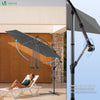 Parasol deporte 3M avec housse de protection et sangle de fixation Gris - voonot.com