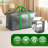 Lot 10 sacs de demenagement grand format avec sangles et poignee gris - voonot.com