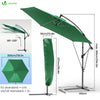 Parasol deporte 3M avec housse de protection et sangle de fixation Vert - voonot.com