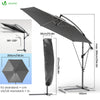 Parasol deporte 3M avec housse de protection et sangle de fixation Gris - voonot.com