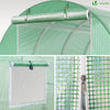Serre de jardin tunnel 9m2 en acier galvanise - voonot.com