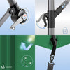 Parasol deporte 3M avec housse de protection et sangle de fixation Vert - voonot.com