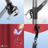 Parasol deporte 3M avec housse de protection et sangle de fixation Rouge - voonot.com