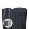 Canisse PVC brise vue ultra renforce avec attaches de fixation 90x300cm gris - voonot.com