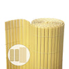 Canisse PVC brise vue ultra renforce avec attaches de fixation 100x300cm beige - voonot.com
