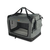 Sac transport pliable chien chat caisse cage portable 50x35x36cm gris - voonot.com