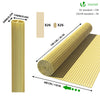 Canisse PVC brise vue ultra renforce avec attaches de fixation 100x300cm beige - voonot.com