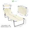 Transat pare soleil beige - voonot.com