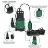 Pompe evacuation pour eaux chargees 14000L/h profondeur 7m - voonot.com