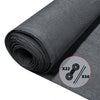 Brise vue occultant en HDPE 150g/m² 1x10m avec attaches de fixation anthracite - voonot.com