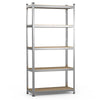 Etagères de rangement charge lourde robuste à 5 niveaux 90x40x180cm - voonot.com