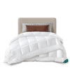 Couette 4 saisons doux 3 en 1 avec rembourrage polyester 500gsm 135x200cm blanc - voonot.com
