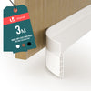 Bas de porte isolant coupe froid 300 cm blanc - voonot.com