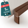 Bas de porte isolant coupe froid 500 cm marron - voonot.com